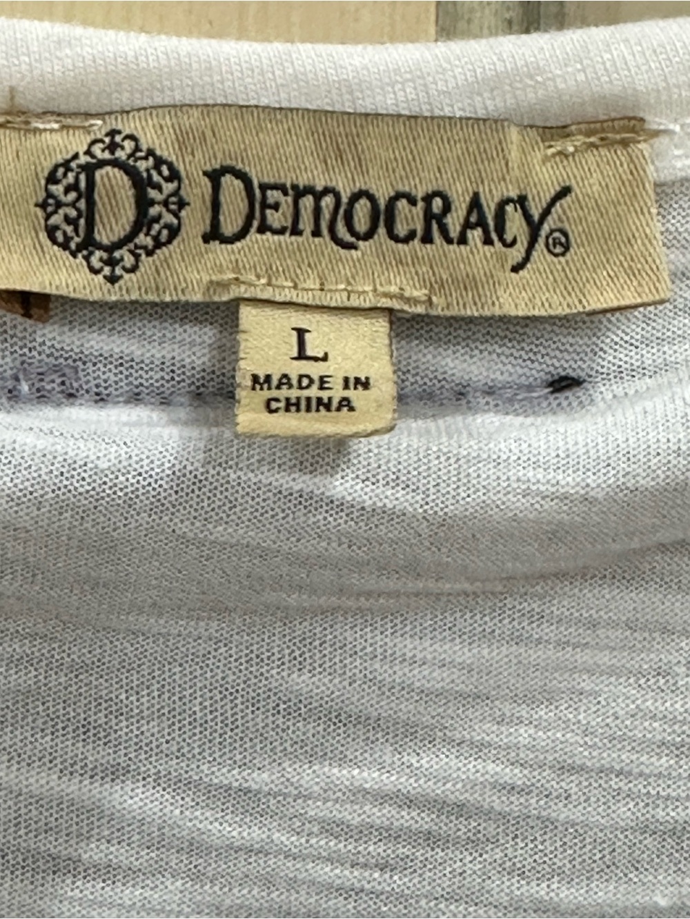 Democracy White Women's Top